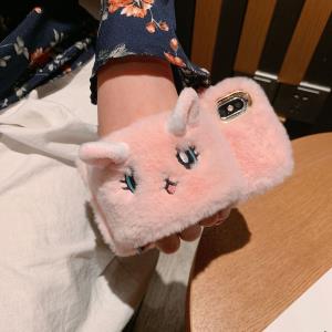 iPhone系列冬暖手腕毛绒苹果手机壳